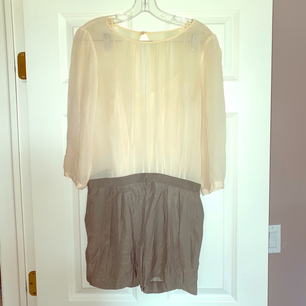 Club Monaco silk romper size 8